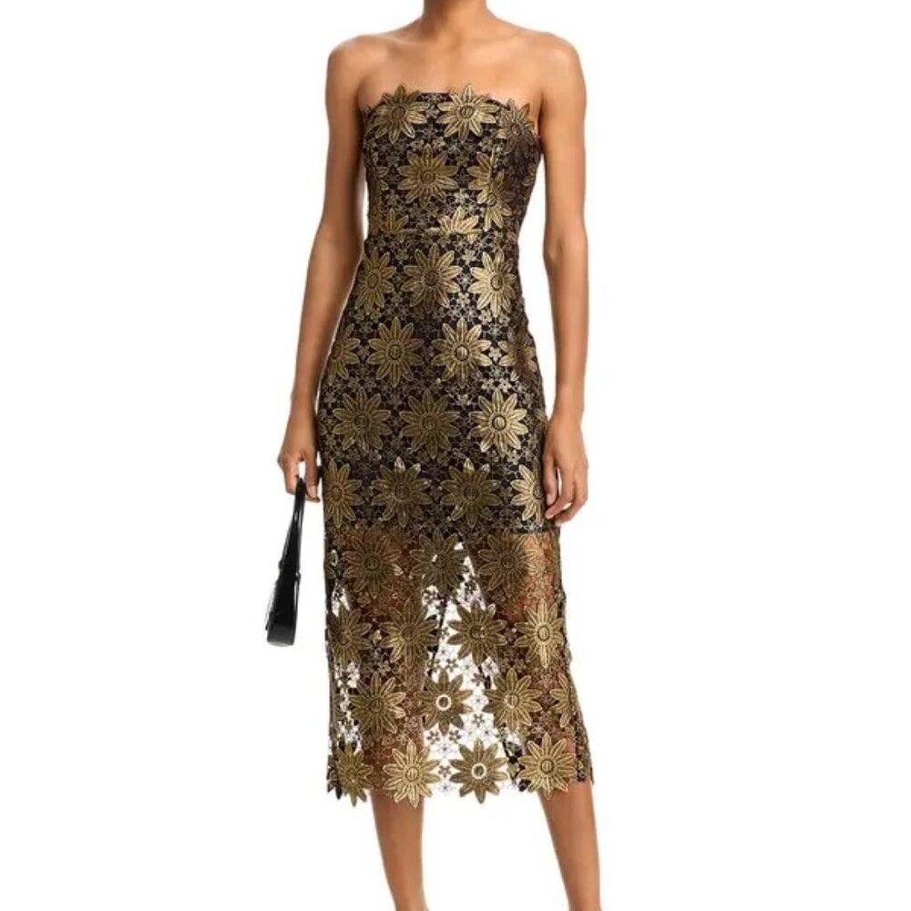 MILLY Kait Strapless Dress